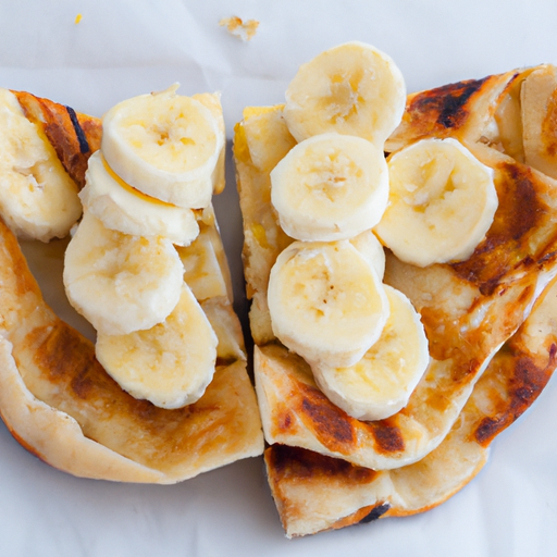 Greek Pita Bread with Bananas and Cheese