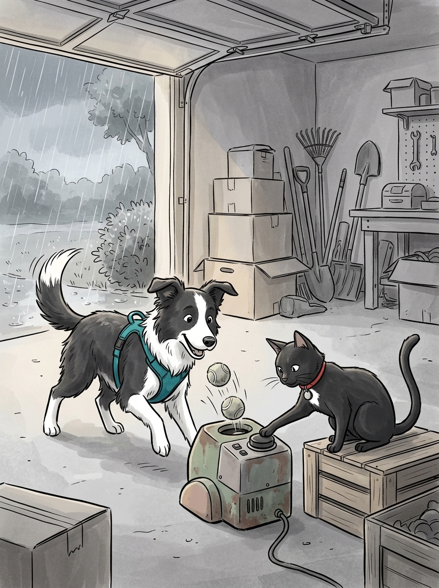 Cover image for Max & Felix: The Great Garage Fetch Match