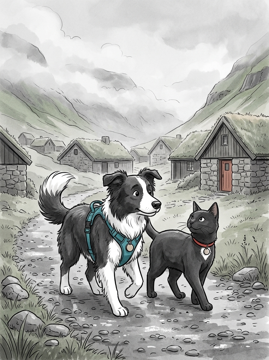Cover image for Max and Felix: The Roof Sheep of the Faroe Islands