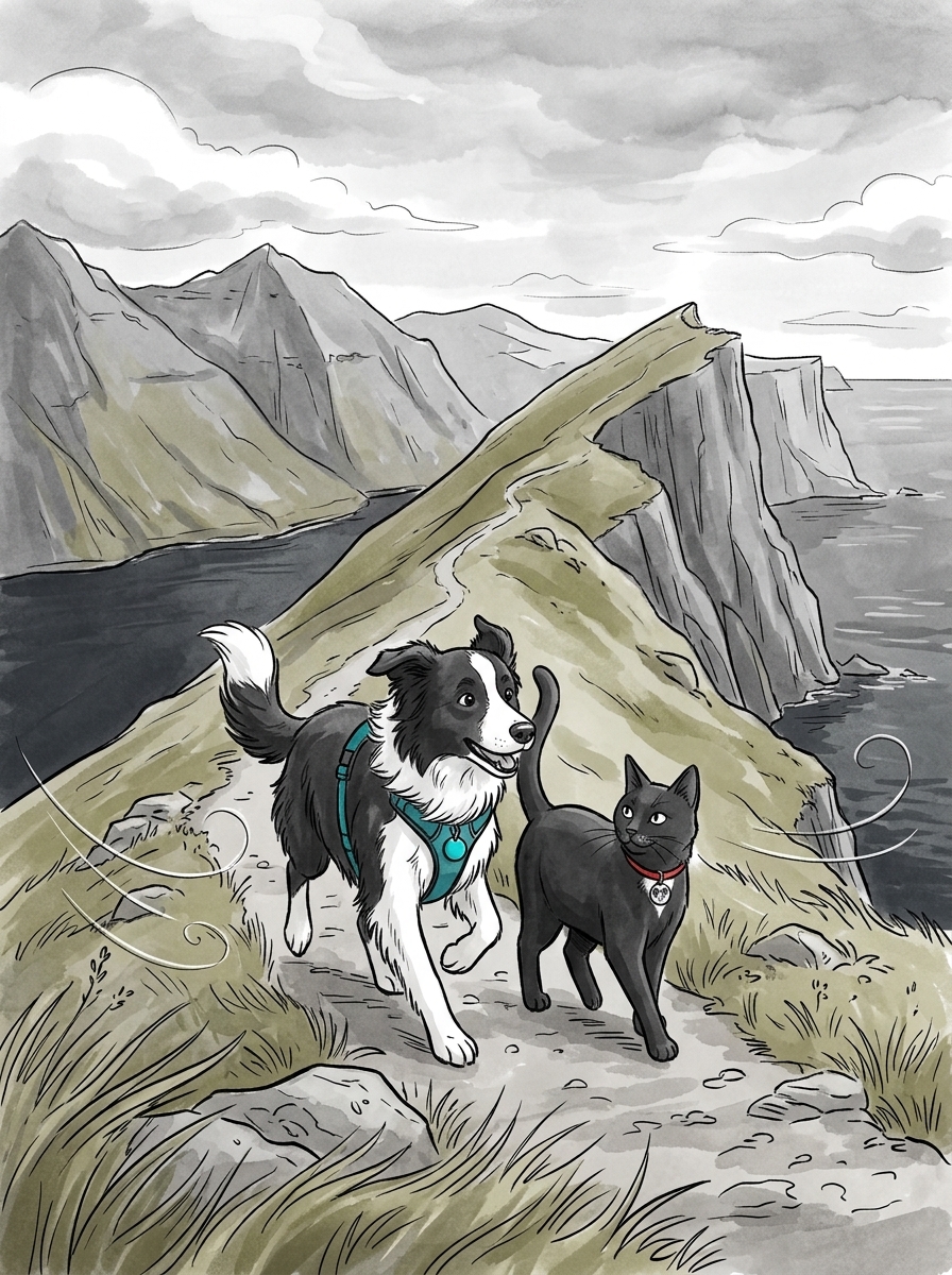 Cover image for Max & Felix and the Lost Lamb of the Faroes