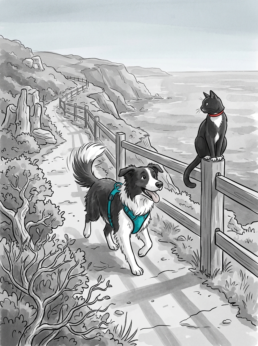Cover image for Max and Felix: The Cliffside Rescue